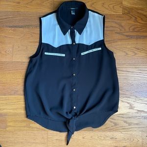 Black & White Forever 21 top